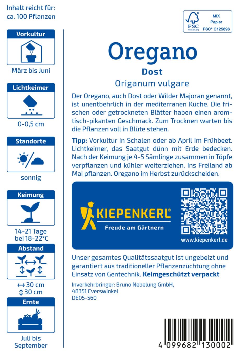 kiepenkerl-oreganosamen-dost-1013000-kr-utersaat image 2
