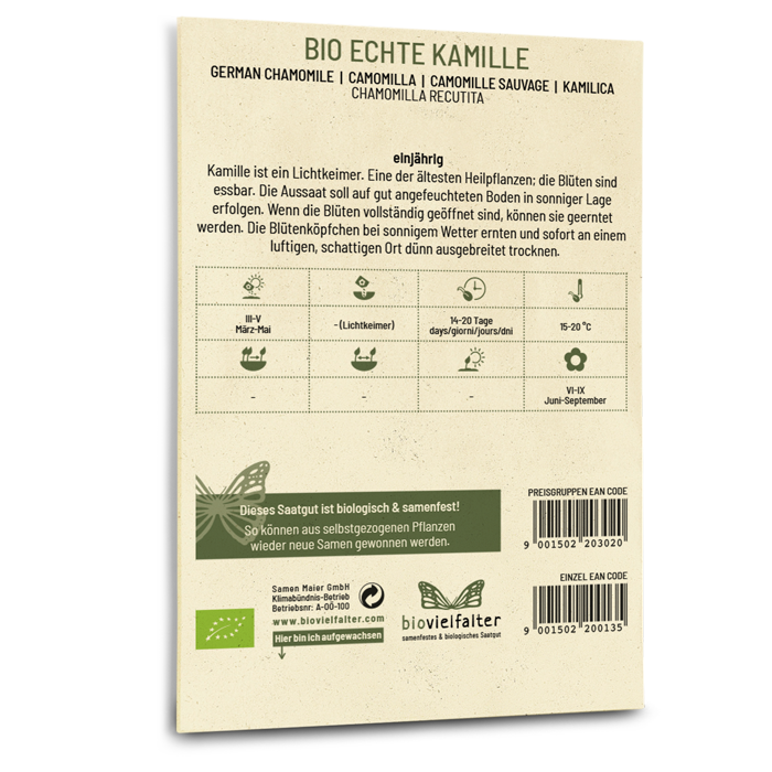 samen-maier-bio-echte-kamille-heilpflanzensamen-wei-gelb image 2