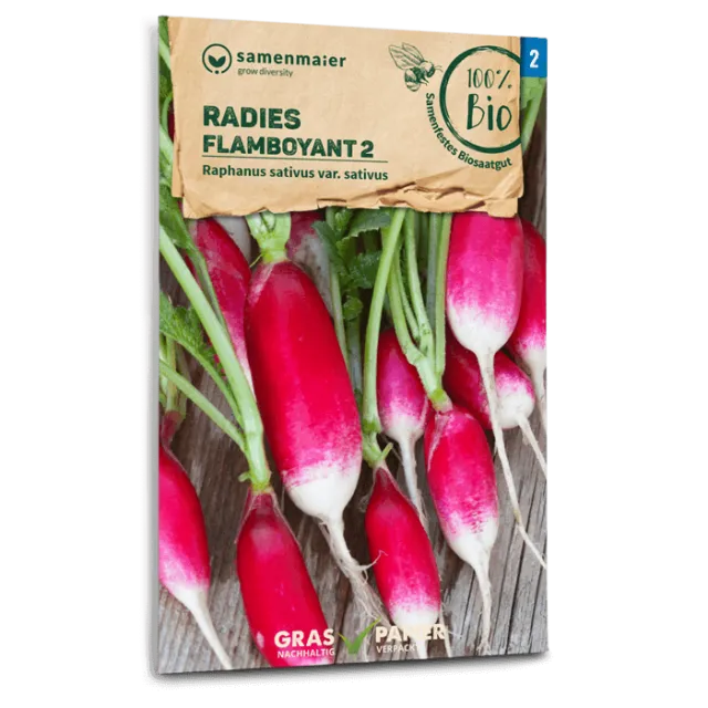 samen-maier-bio-radieschen-flamboyant-2-l-nglich-rot-wei image 1
