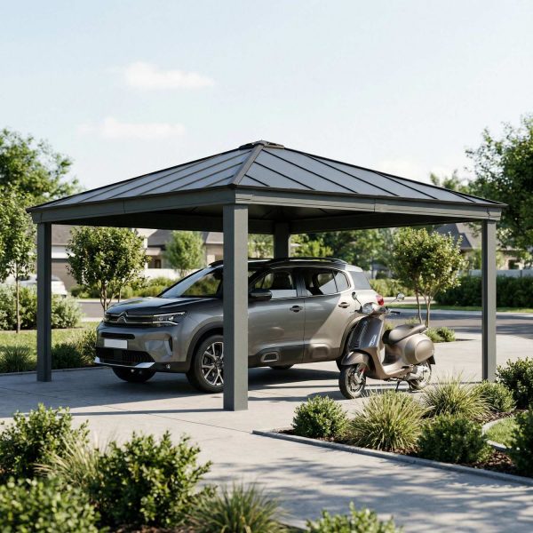 palram-canopia-colorado-carport-4-3-x-4-3-m image 2