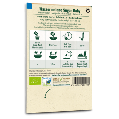 samen-maier-bio-wassermelone-sugar-baby-gem-sesaatgut image 4