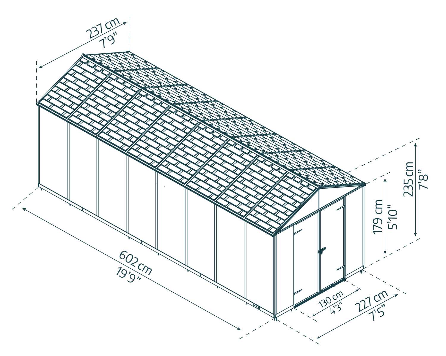 palram-canopia-rubicon-gartenhaus-14-2-m image 3