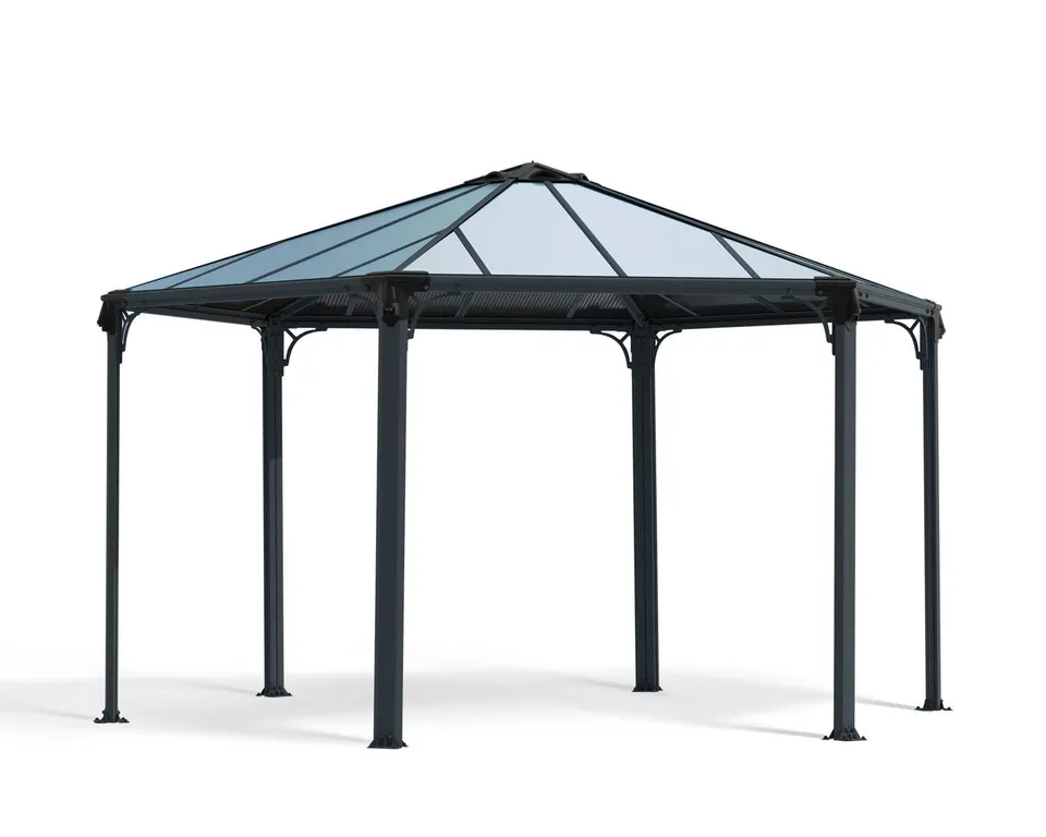 palram-canopia-monaco-3-9-x-4-5-hexagonaler-gartenpavillon-13m image 1