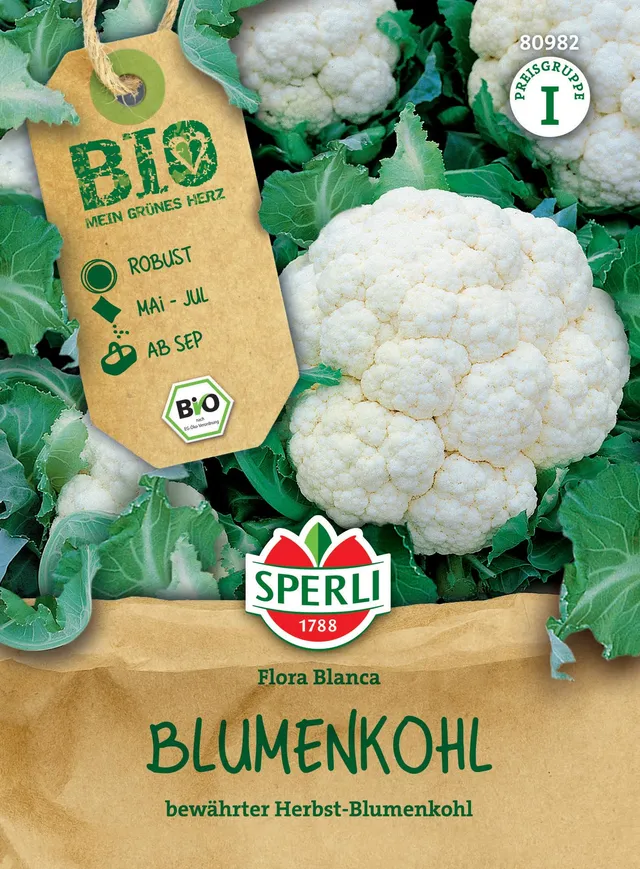 sperli-bio-blumenkohlsamen-herbst-gem-sesaat-f-r-35-pflanzen image 1