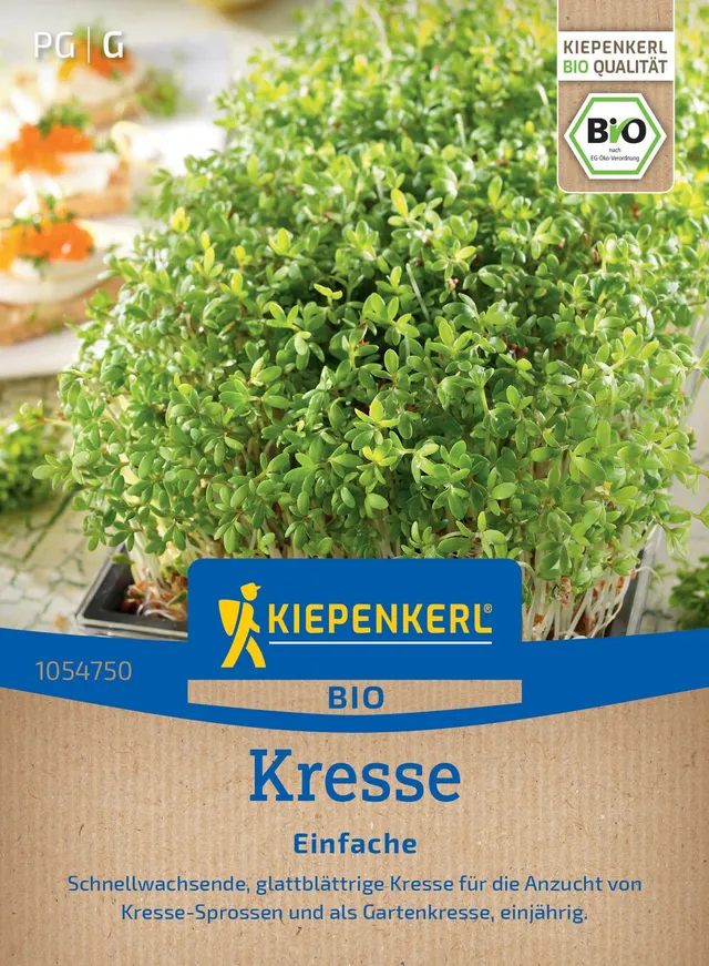 kiepenkerl-bio-kressesamen-einfache-1054750-kr-utersaat image 1