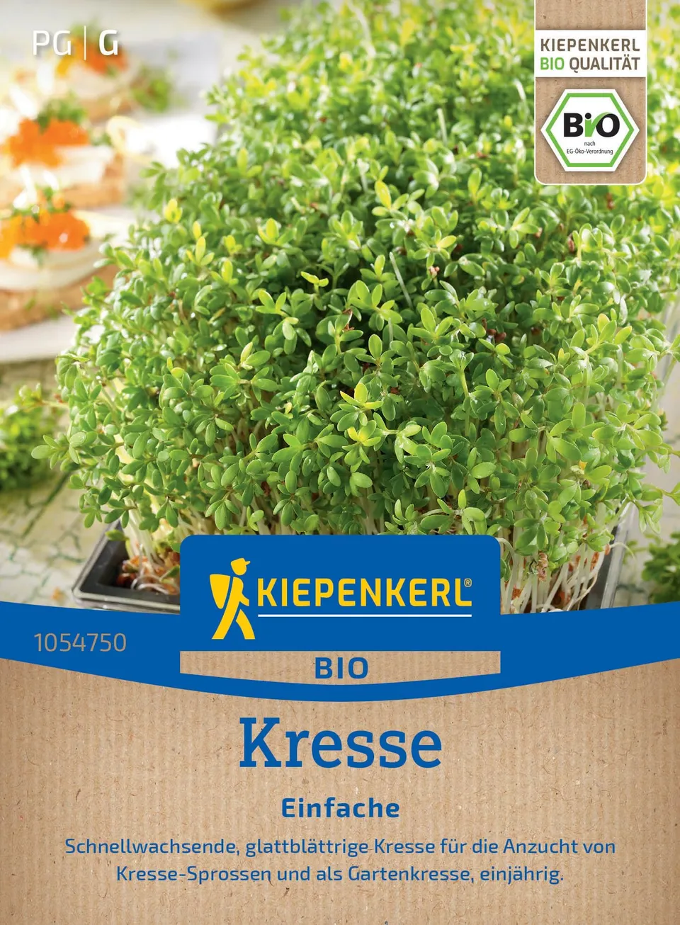kiepenkerl-bio-kressesamen-einfache-1054750-kr-utersaat image 1