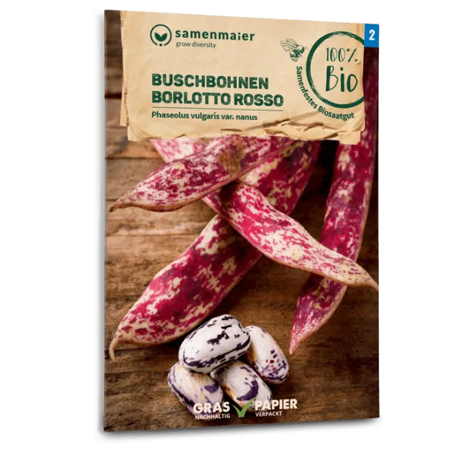 samen-maier-bio-buschbohnen-borlotto-rosso-saatgut image 1
