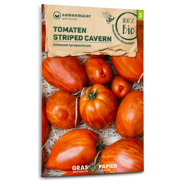 samen-maier-bio-tomaten-striped-cavern-stabtomaten-samen image 1