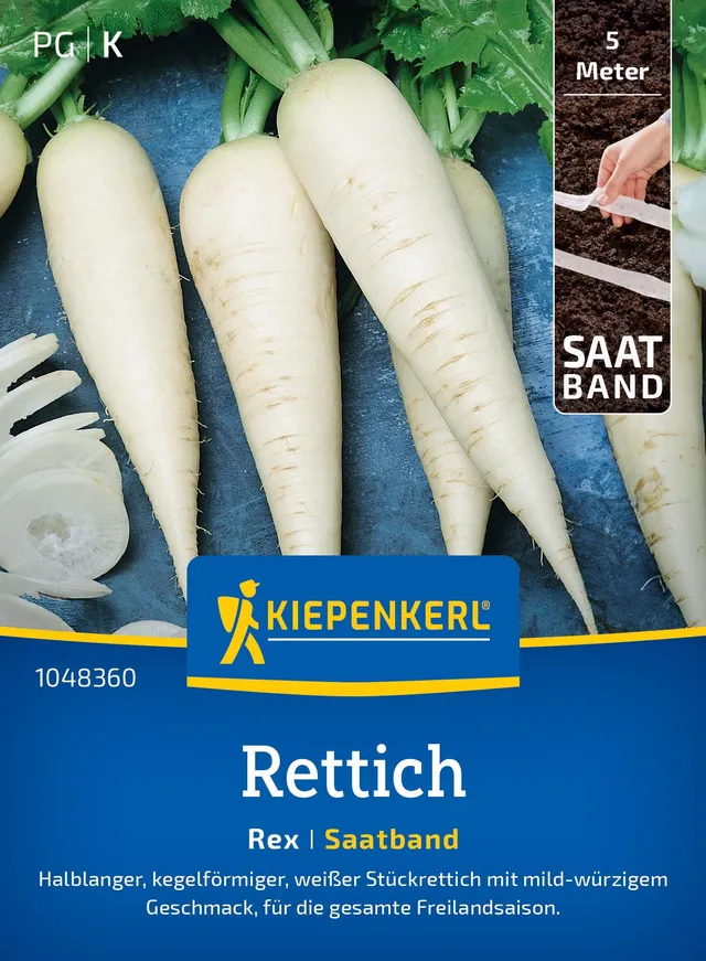 kiepenkerl-rettich-rex-saatband-gem-sesaatgut-5-m image 1