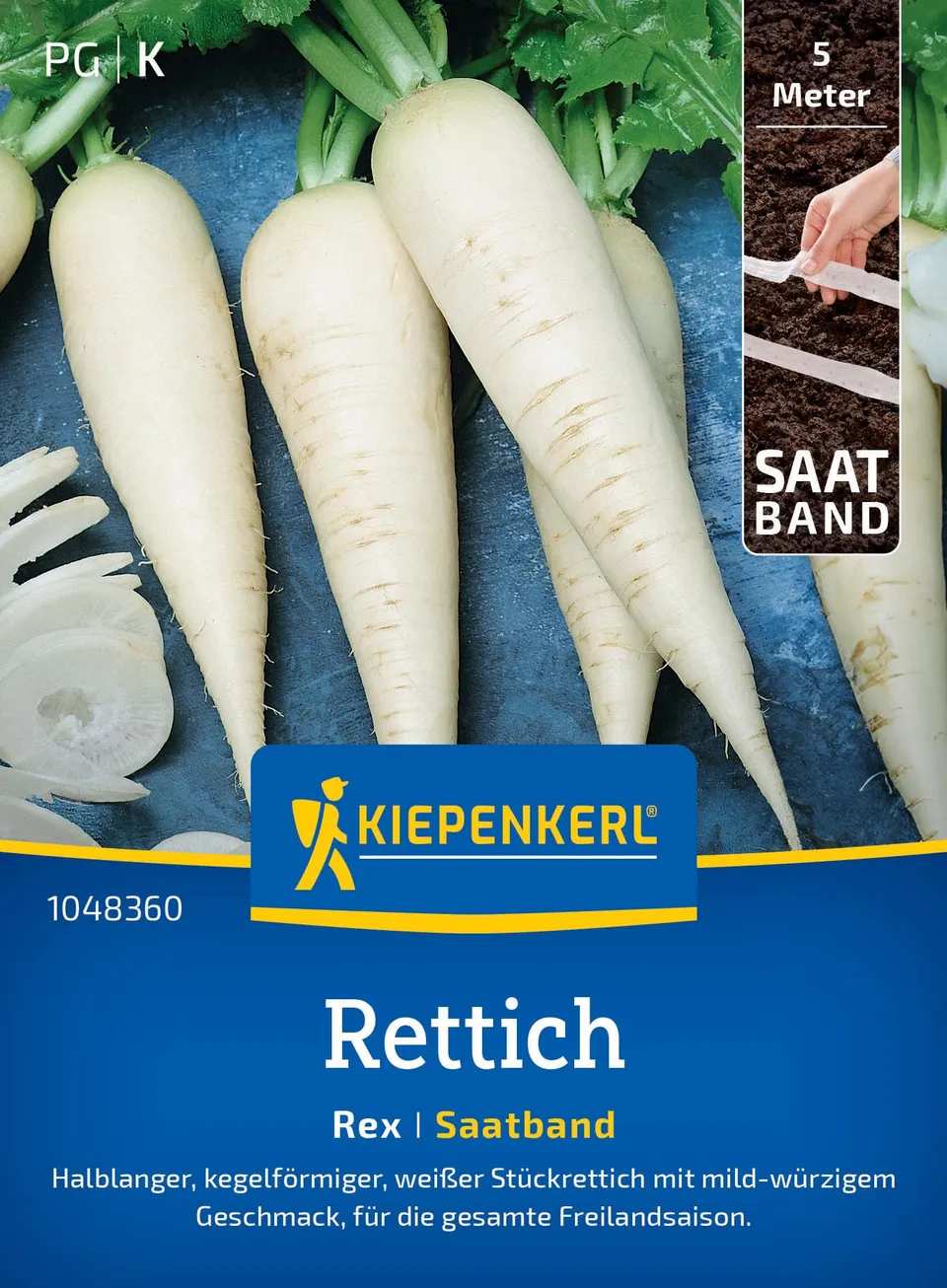 kiepenkerl-rettich-rex-saatband-gem-sesaatgut-5-m image 1