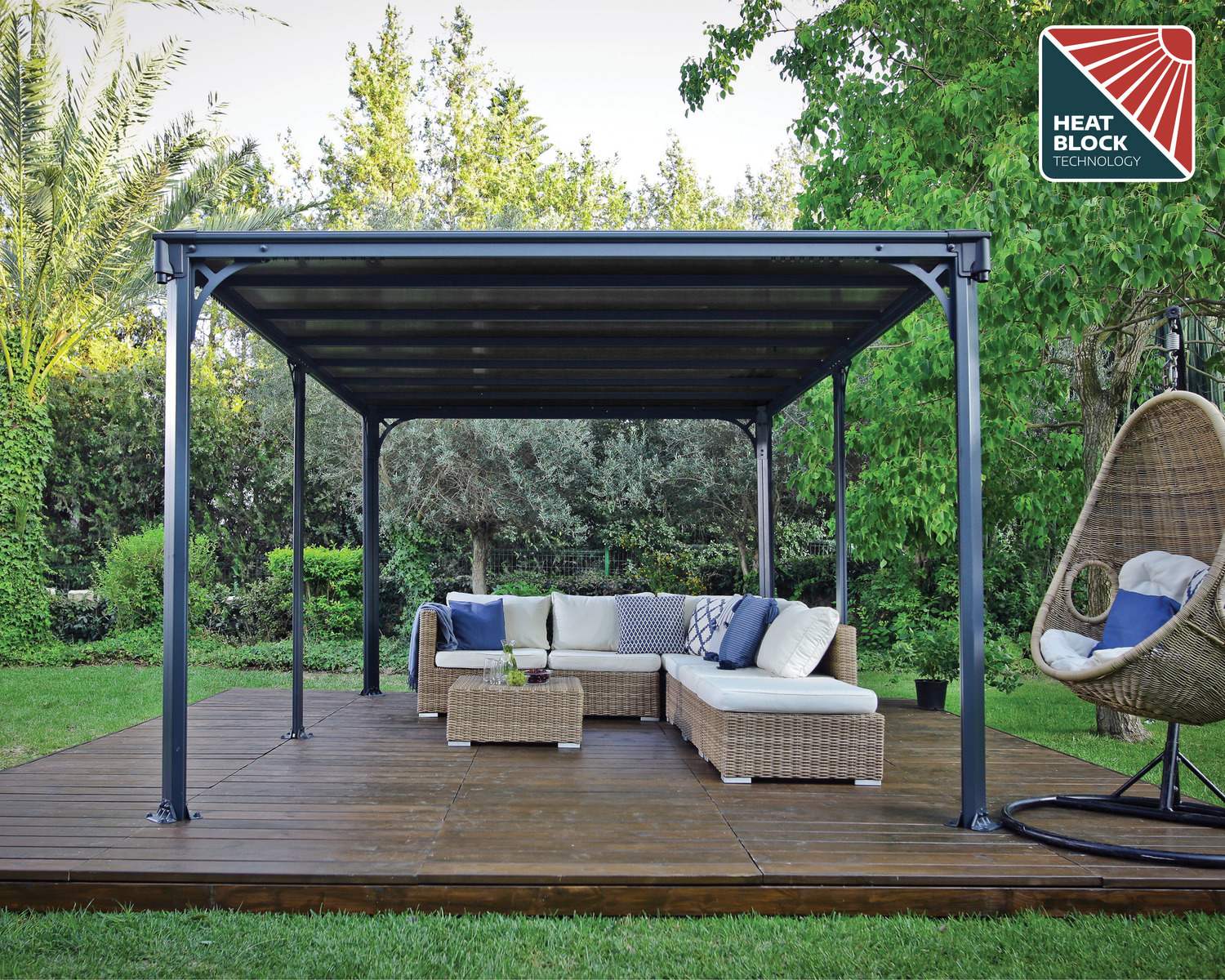 palram-canopia-milano-gartenpavillon-3-x-4-3-m image 8
