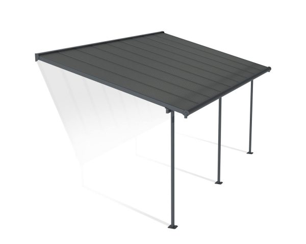 palram-canopia-capri-terrassen-berdachung-10-x-18-ft-bausatz image 2