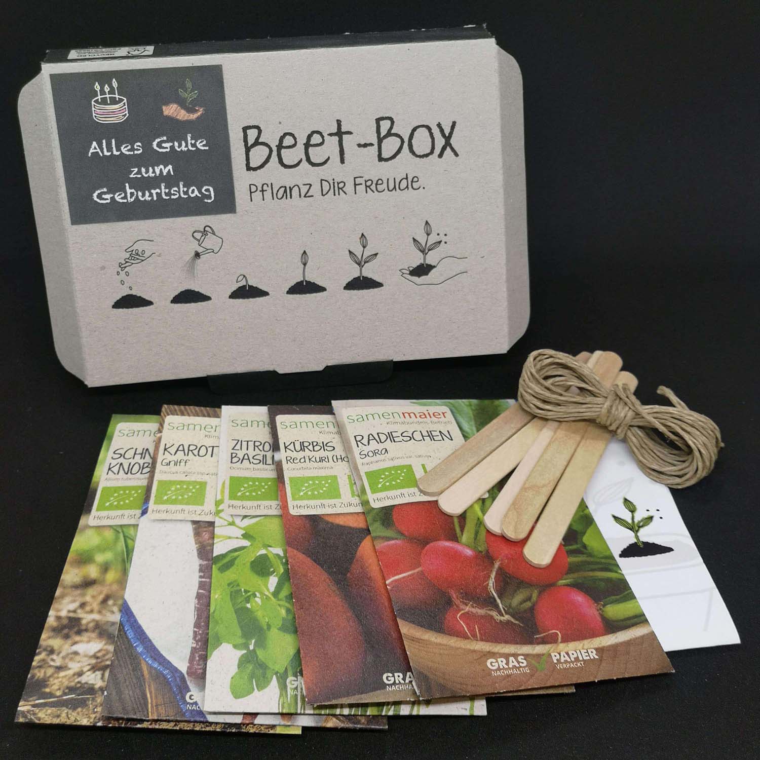 samen-maier-beet-box-alles-gute-zum-geburtstag-geschenkset image 1