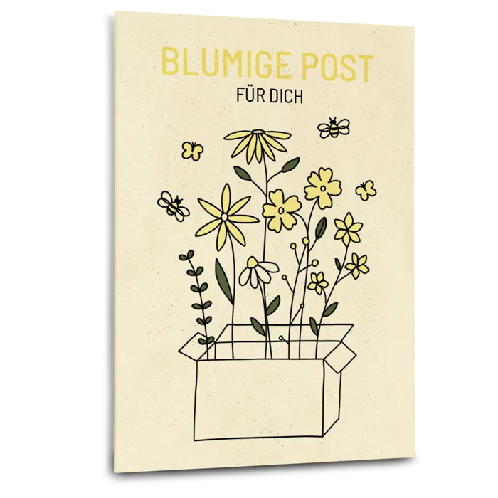 samen-maier-gru-karte-blumige-post-saatgutmischung image 1