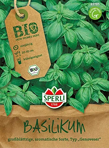 sperli-bio-basilikumsamen-gro-er-gr-ner-genoveser-f-r-ca-200-pflanzen image 1