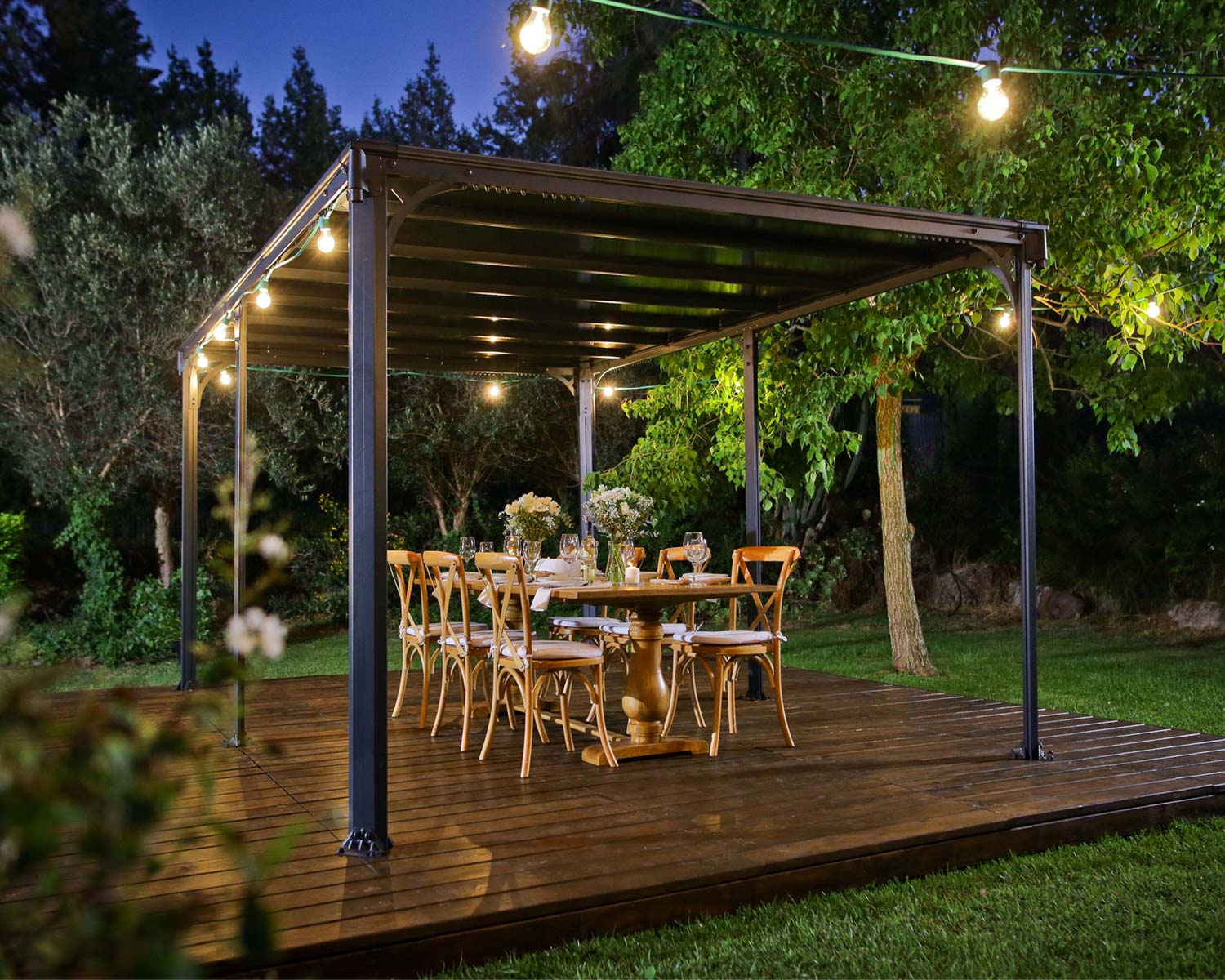 palram-canopia-milano-gartenpavillon-3-x-4-3-m image 5