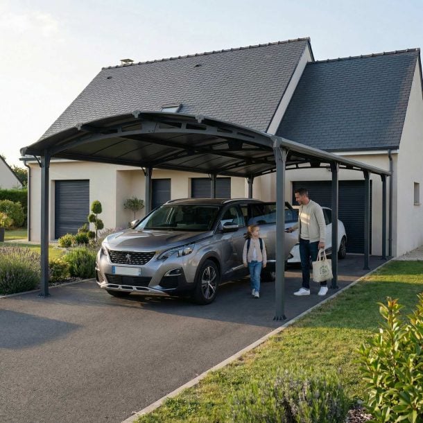 palram-canopia-arcadia-carport-8-63-x-3-59-m image 8
