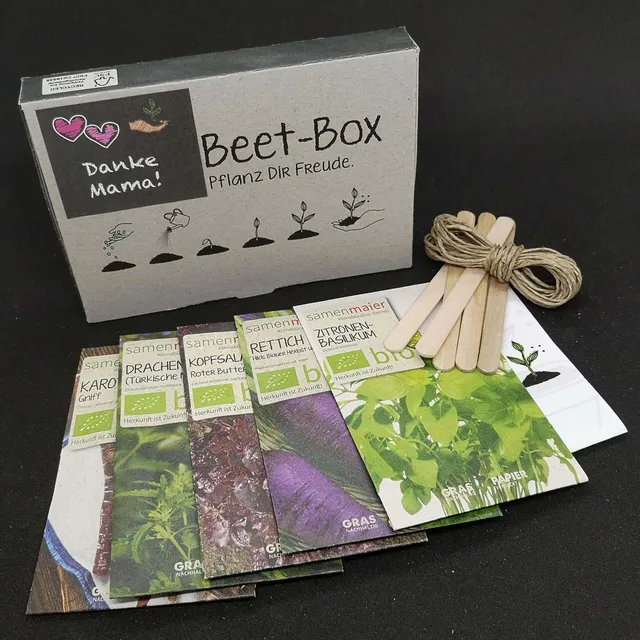 samen-maier-beet-box-danke-mama-5-bio-gem-se-kr-utersorten image 1