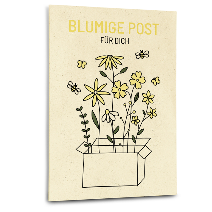 samen-maier-gru-karte-blumige-post-saatgutmischung image 1