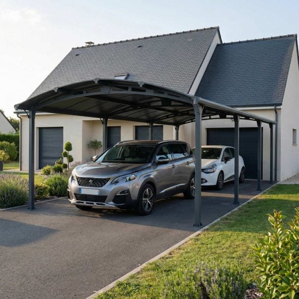 palram-canopia-arcadia-carport-8-63-x-3-59-m image 7