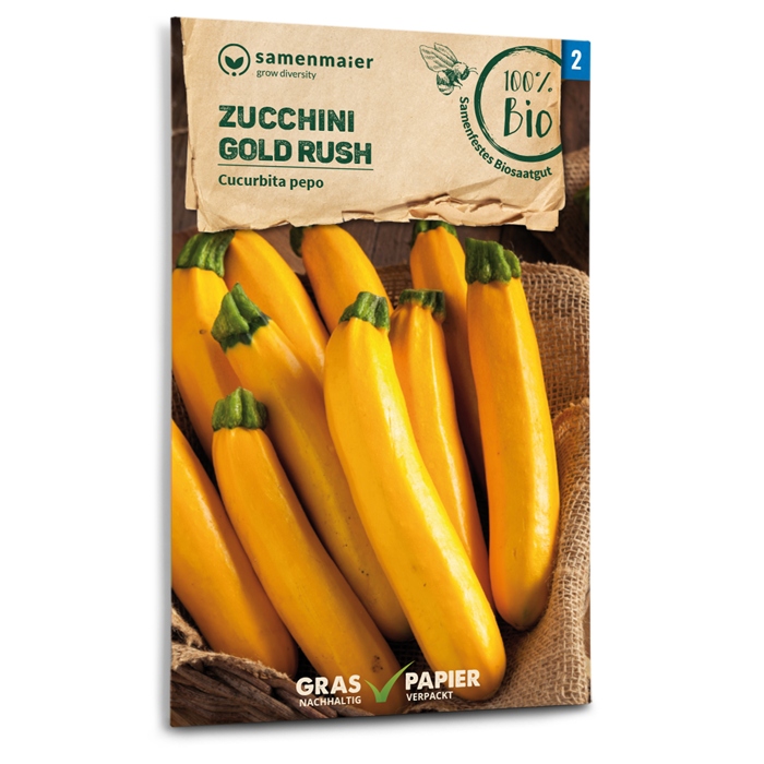 samen-maier-bio-zucchini-gold-rush-saatgut-goldgelbe-sorte image 1