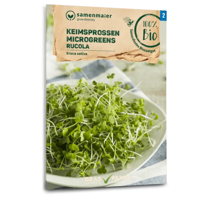 samen-maier-bio-keimsprossen-microgreens-rucola-saatgut image 1