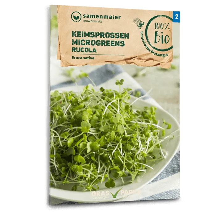 samen-maier-bio-keimsprossen-microgreens-rucola-saatgut image 1