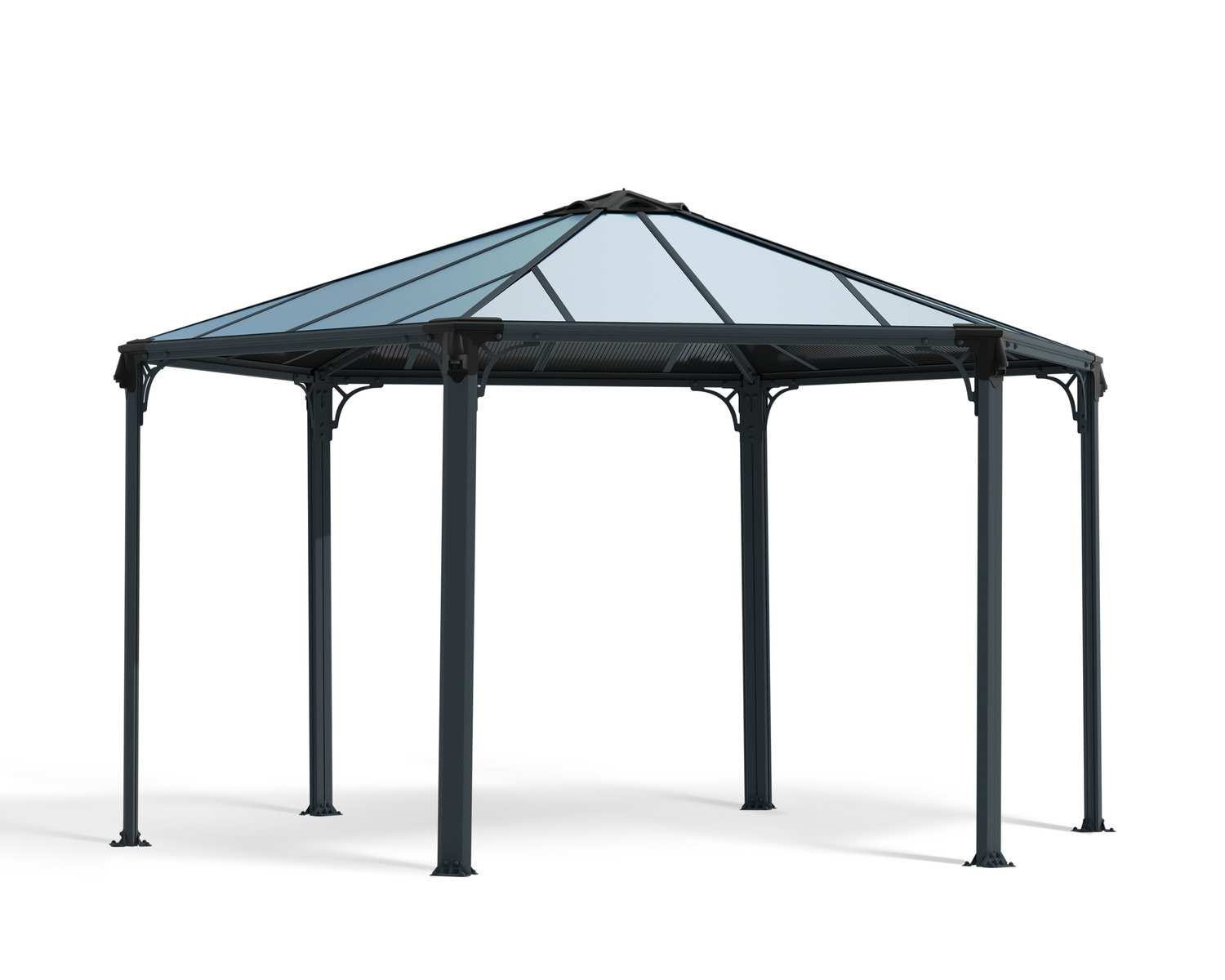 palram-canopia-monaco-3-9-x-4-5-hexagonaler-gartenpavillon-13m image 1