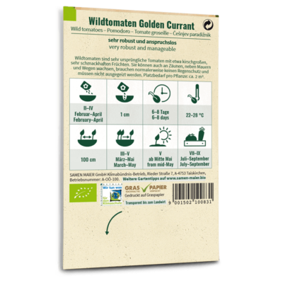 samen-maier-bio-wildtomaten-golden-currant-bio-tomatensamen-gelb image 4