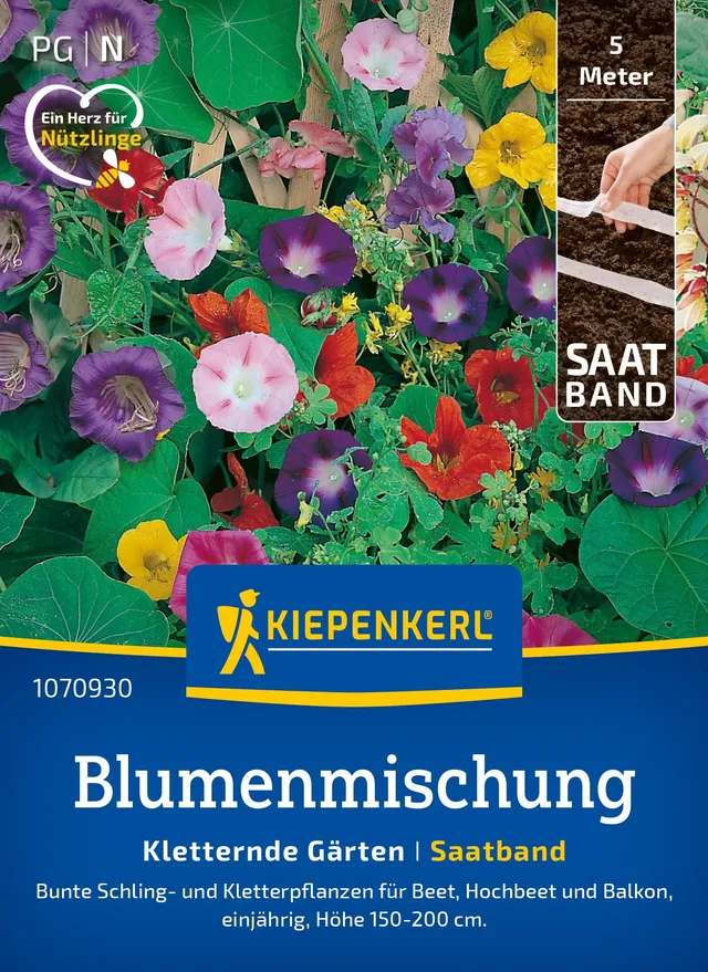 kiepenkerl-blumensamen-mischung-kletternde-g-rten-saatband image 1