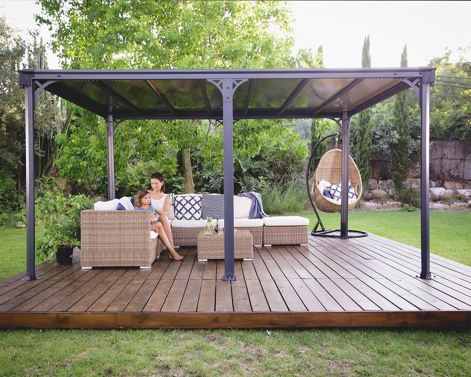 palram-canopia-milano-gartenpavillon-3-x-4-3-m image 3