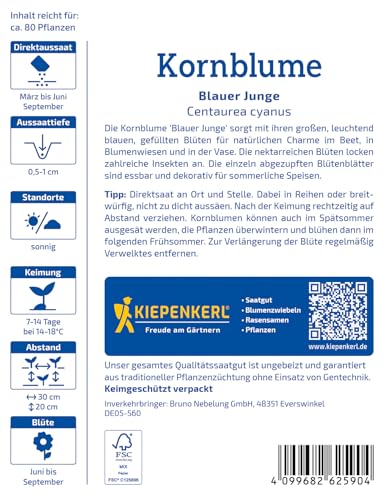 kiepenkerl-kornblumensamen-blauer-junge-1062590-blumensamen-f-r-80-pflanzen image 8