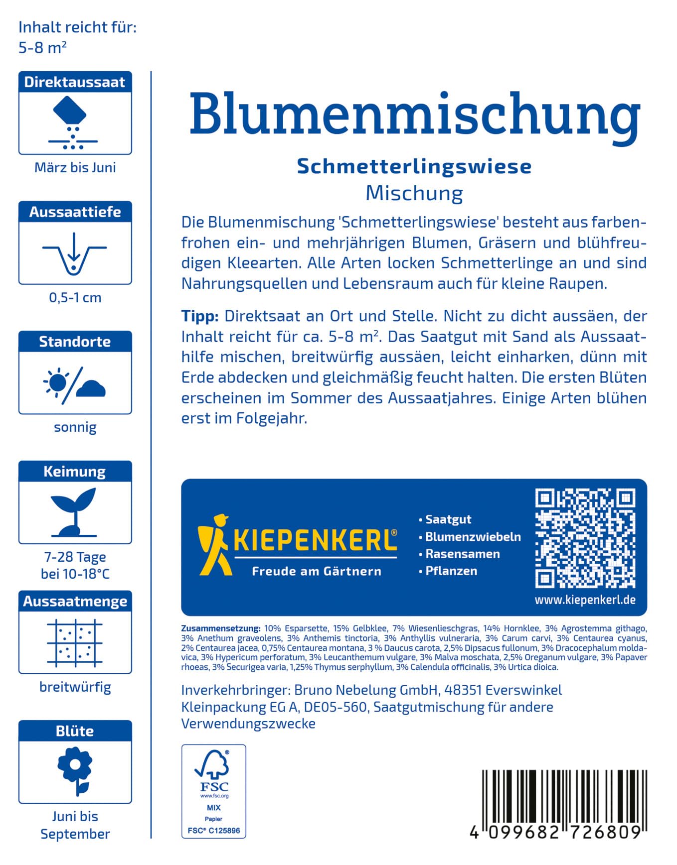 kiepenkerl-blumensamen-mischung-schmetterlingswiese-1072680-blumensaat image 2