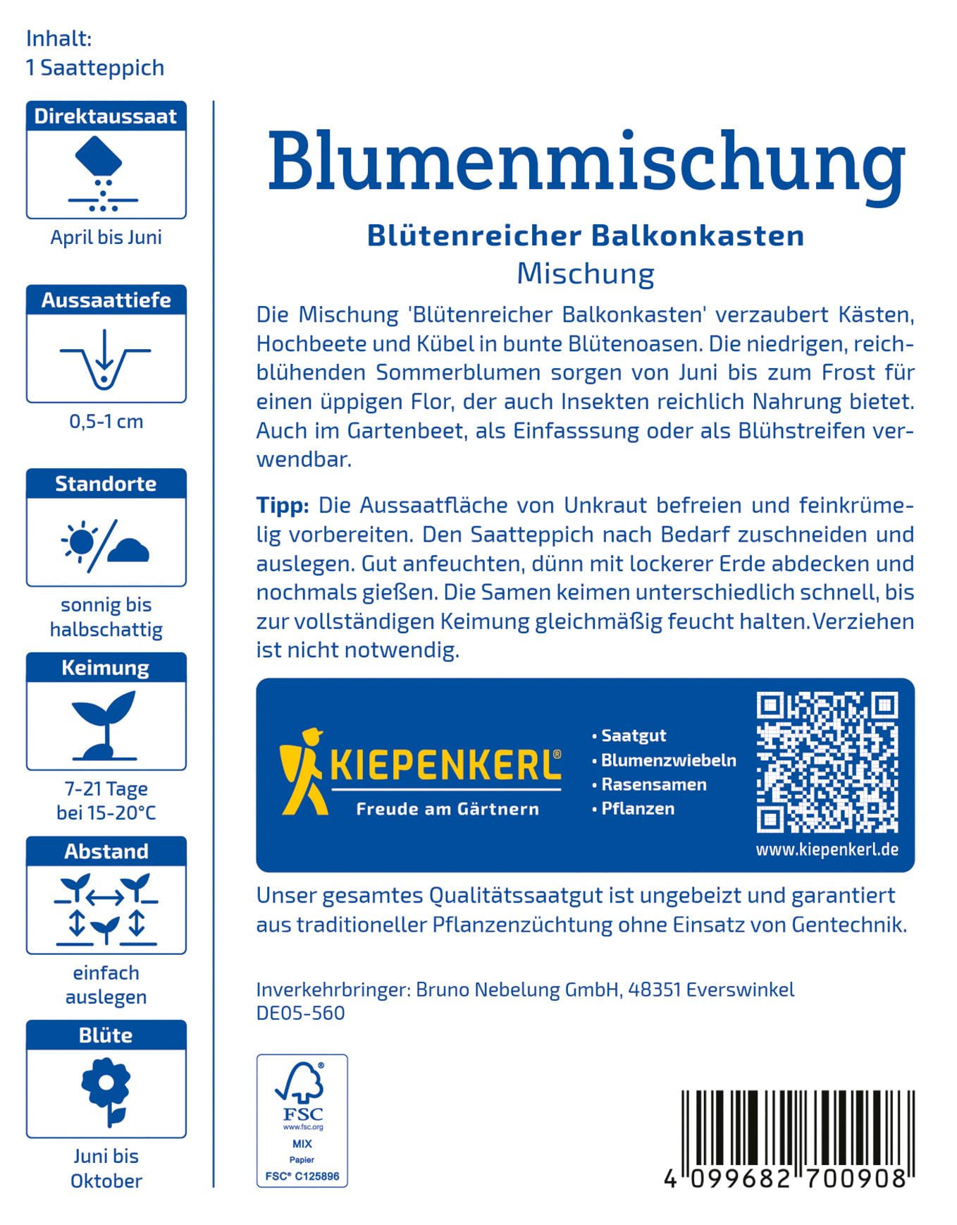 kiepenkerl-blumensamen-mischung-bl-tenreicher-balkonkasten-1070090 image 2