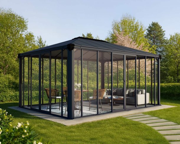 palram-canopia-ledro-geschlossener-gartenpavillon-5-x-3-6-m image 4