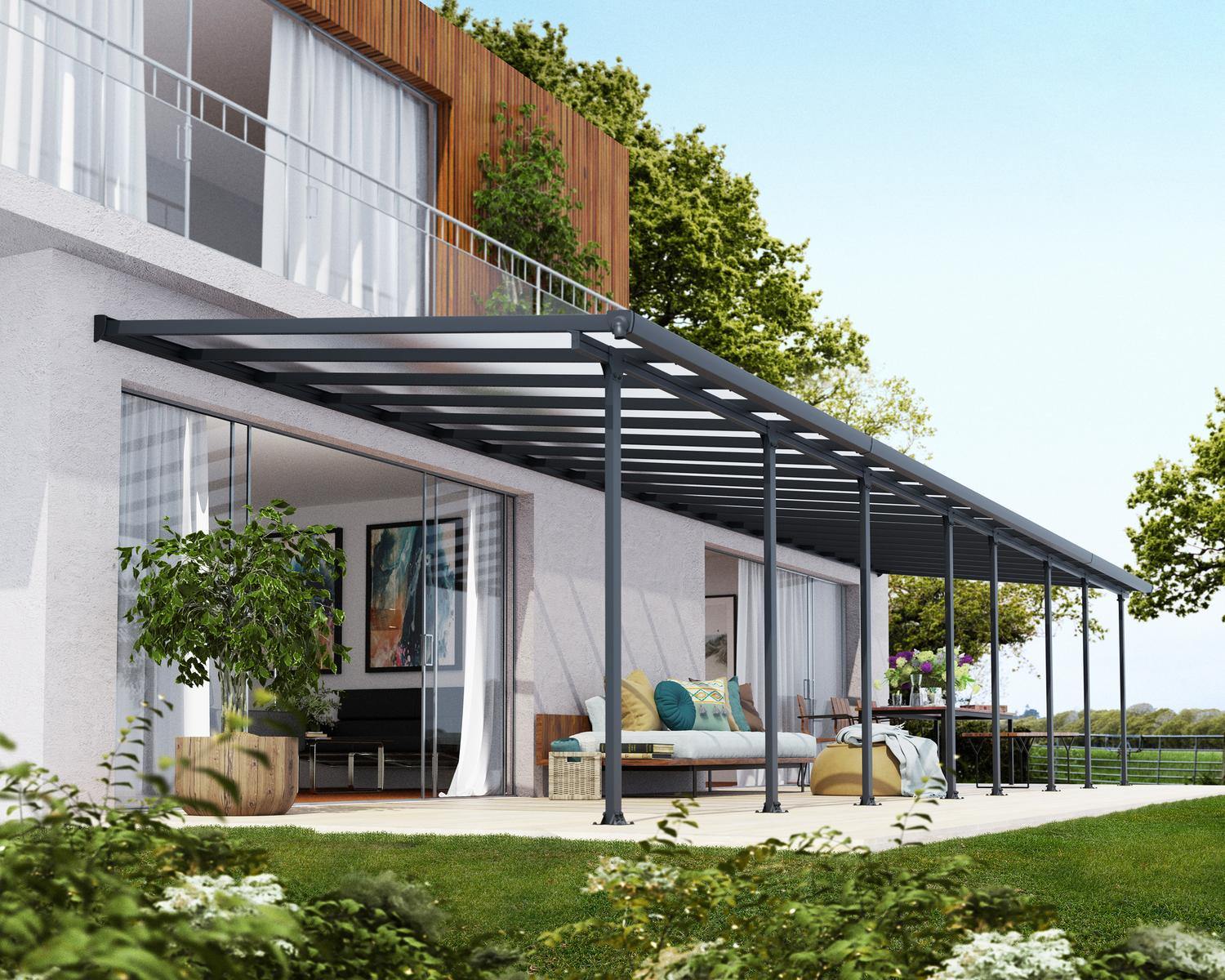 palram-canopia-feria-terrassen-pergola-3-x-11-m image 2