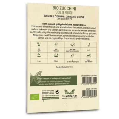 samen-maier-bio-zucchini-gold-rush-gelbes-zucchini-saatgut image 4