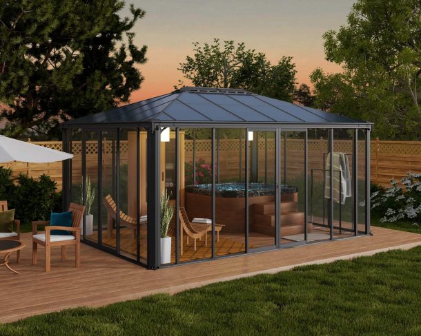 palram-canopia-ledro-geschlossener-gartenpavillon-5-x-3-6-m image 5
