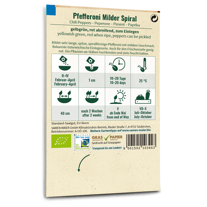 samen-maier-bio-pfefferoni-milder-spiral-gem-sesamen image 2