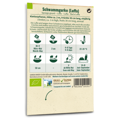 samen-maier-bio-schwammgurke-luffa-saatgut image 4