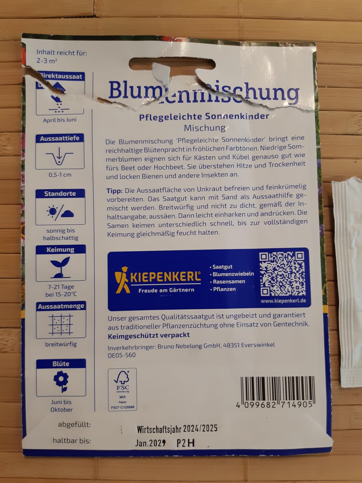 Blüht trotz Hitze