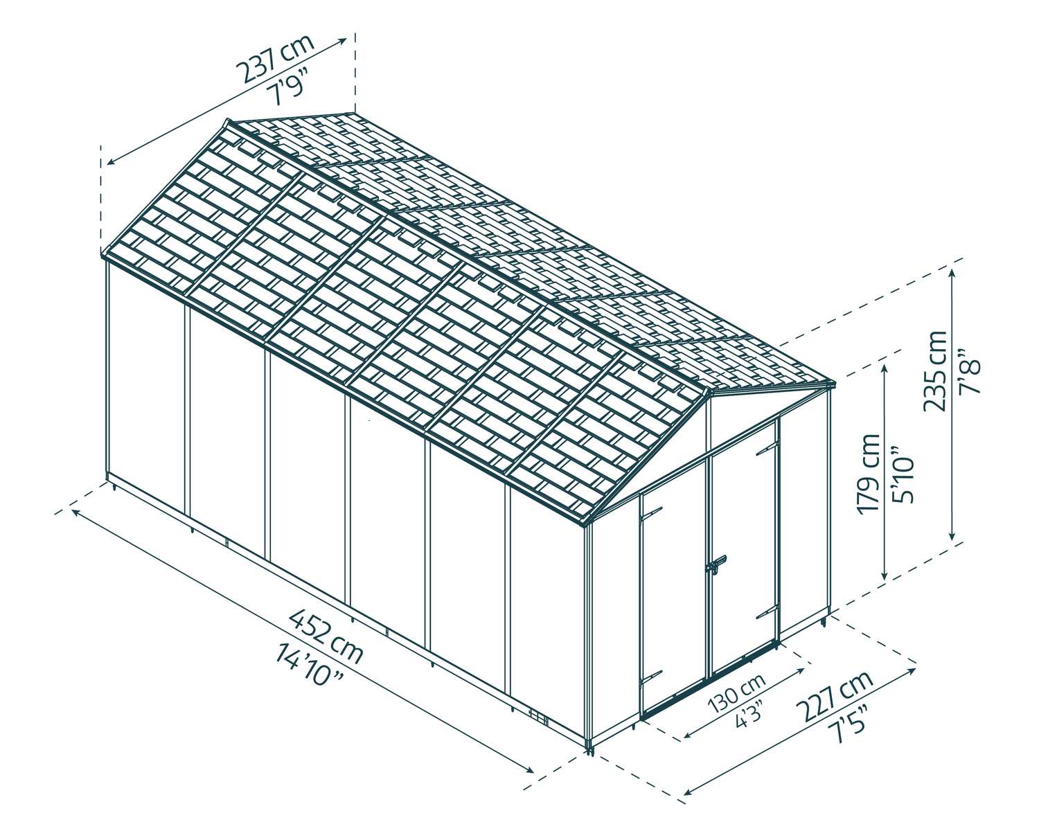 palram-canopia-rubicon-gartenhaus-ger-teschuppen-10-7-m image 3