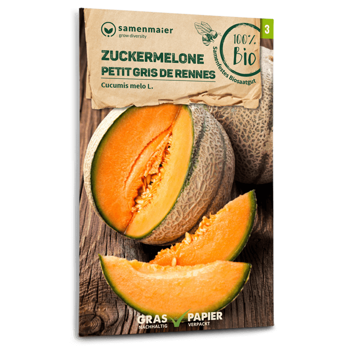 samen-maier-bio-zuckermelone-petit-gris-de-rennes-saatgut image 1