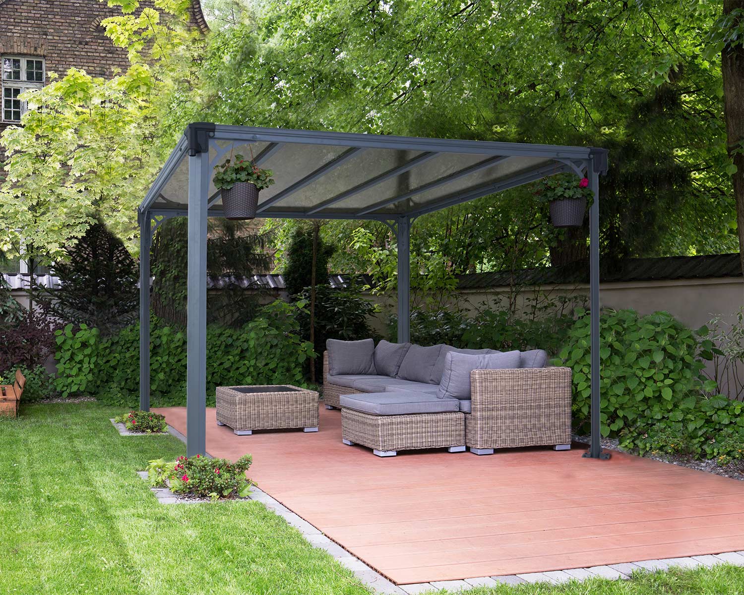 palram-canopia-milano-pavillon-3x3-m image 3