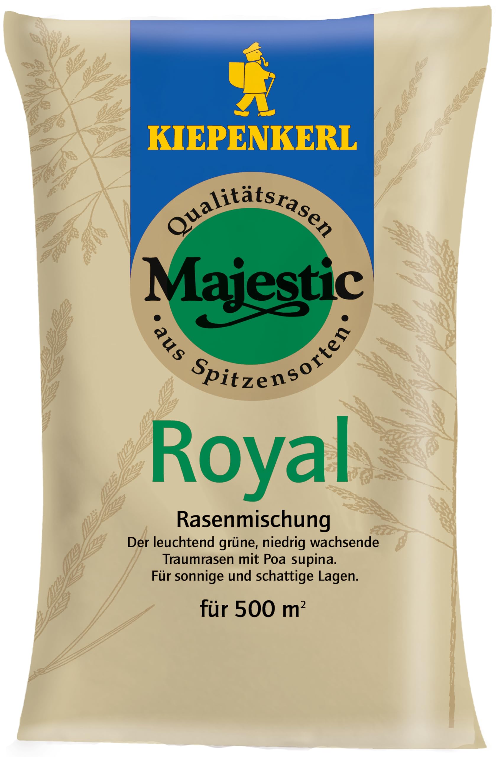 kiepenkerl-majestic-royal-mit-poa-supina-rasensaat-10-kg image 1