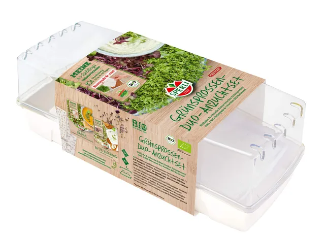 sperli-85014-microgreen-bio-gr-nsprossen-duo-anzuchtschale-anzuchtset image 1