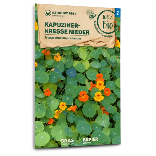 samen-maier-bio-kapuzinerkresse-nieder-blumensamen image 1