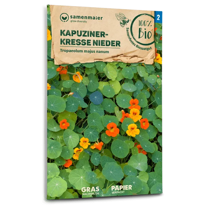 samen-maier-bio-kapuzinerkresse-nieder-blumensamen image 1