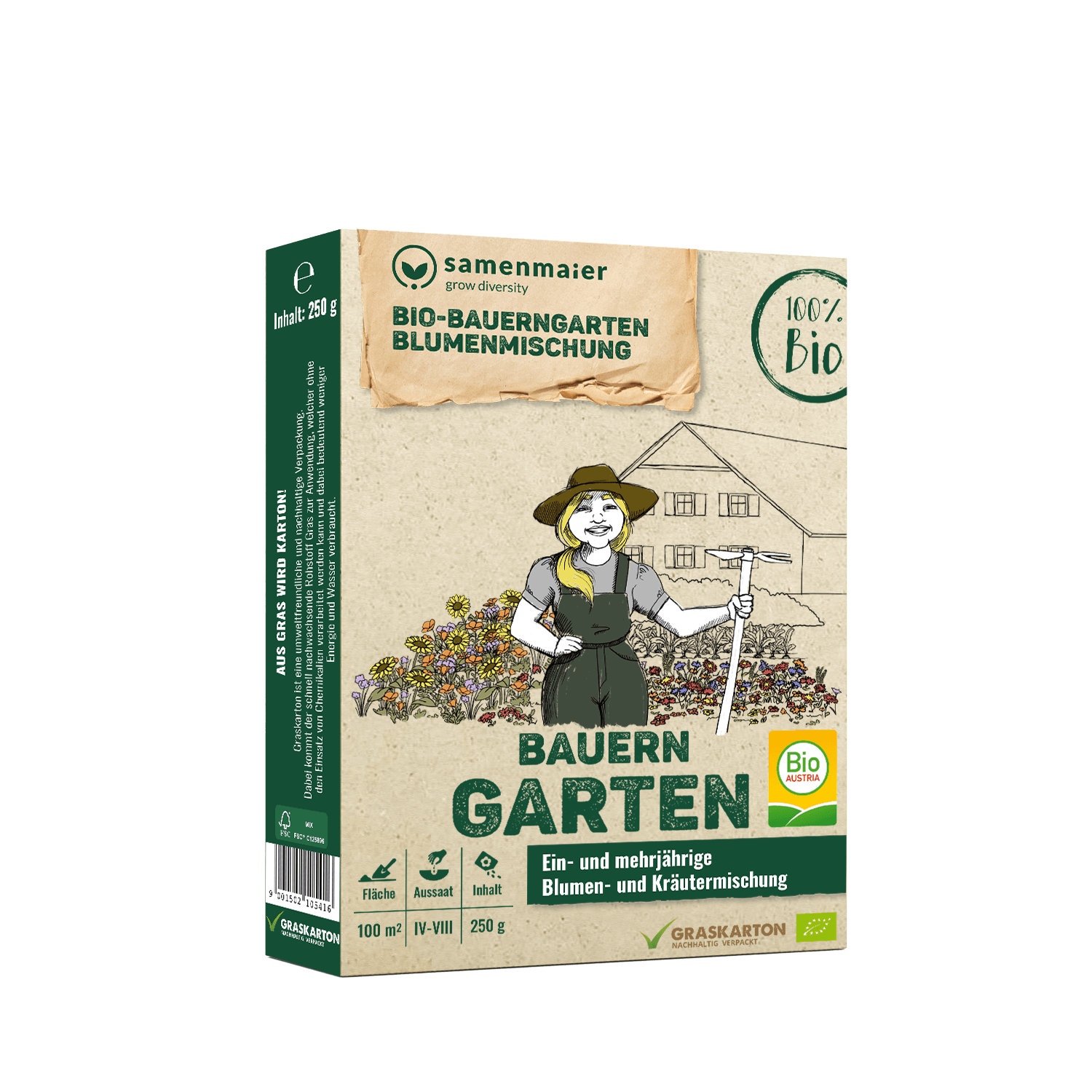 samen-maier-bio-austria-bauerngarten-blumenmischung-250-g image 1